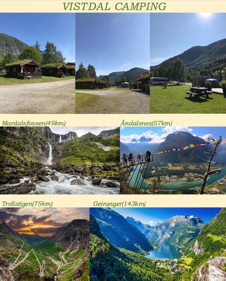 Vistdal Camping Myklebostad  Bagian luar foto